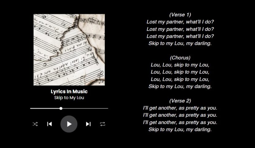 Skip to My Lou Lyrics