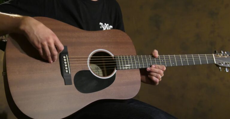 Affordable dreadnought guitar